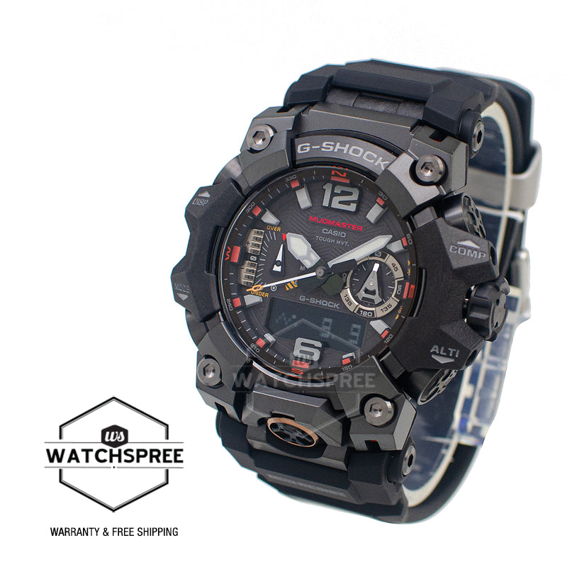 Casio G-Shock MASTER OF G - LAND MUDMASTER Emergency Colours Bluetooth Multi Band 6 Triple Sensor Tough Solar Bio-Based Watch GWGB1000EC-1A GWG-B1000EC-1A