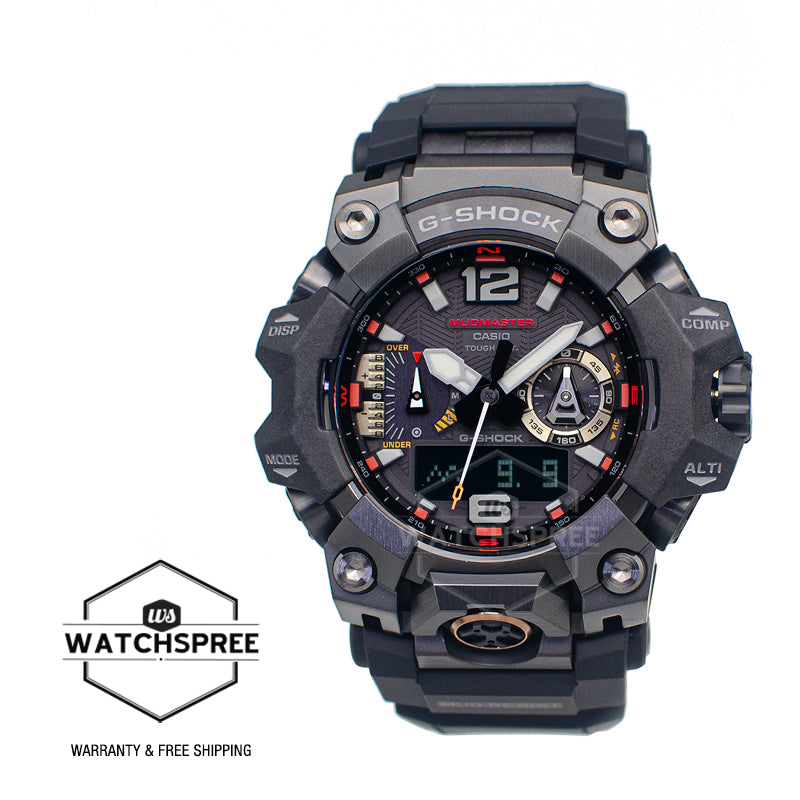 Casio G-Shock MASTER OF G - LAND MUDMASTER Emergency Colours Bluetooth Multi Band 6 Triple Sensor Tough Solar Bio-Based Watch GWGB1000EC-1A GWG-B1000EC-1A