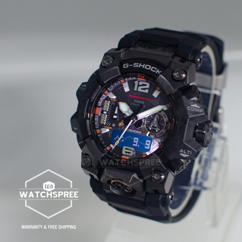 Casio G-Shock MASTER OF G - LAND MUDMASTER Emergency Colours Bluetooth Multi Band 6 Triple Sensor Tough Solar Bio-Based Watch GWGB1000EC-1A GWG-B1000EC-1A