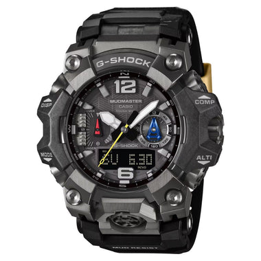 Casio G-Shock MASTER OF G - LAND MUDMASTER TEAM LAND CRUISER TOYOTA AUTO BODY Collaboration Model Bluetooth Multi Band 6 Triple Sensor Tough Solar Bio-Based Black Resin Band Watch GWGB1000TLC-1A GWG-B1000TLC-1A