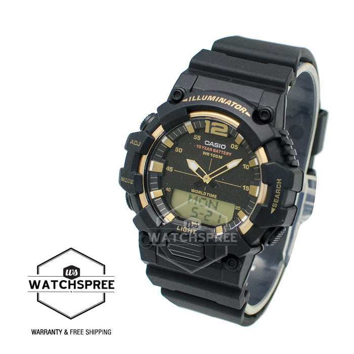 Casio Men's Analog-Digital Combination Black Resin Band Watch HDC700-9A HDC-700-9A