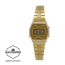 Load image into Gallery viewer, Casio Vintage Standard Digital Gold Tone Stainless Steel Band Watch LA690WGA-9D LA690WGA-9
