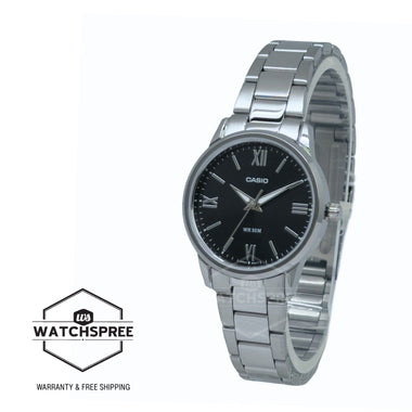 Casio Ladies' Analog Stainless Steel Band Watch LTP1303DD-1A LTP-1303DD-1A