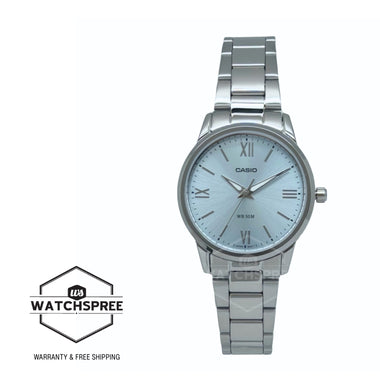 Casio Ladies' Analog Stainless Steel Band Watch LTP1303DD-2A LTP-1303DD-2A