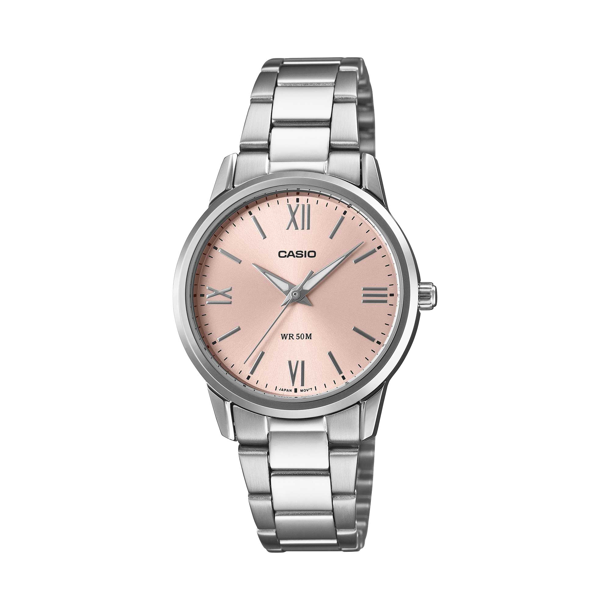 Casio Ladies' Analog Stainless Steel Band Watch LTP1303DD-4A LTP-1303DD-4A