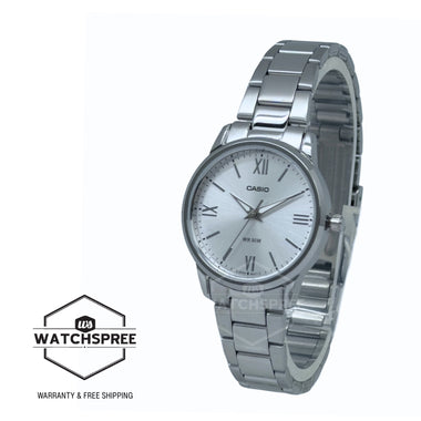 Casio Ladies' Analog Stainless Steel Band Watch LTP1303DD-7A LTP-1303DD-7A
