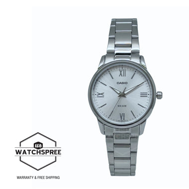 Casio Ladies' Analog Stainless Steel Band Watch LTP1303DD-7A LTP-1303DD-7A