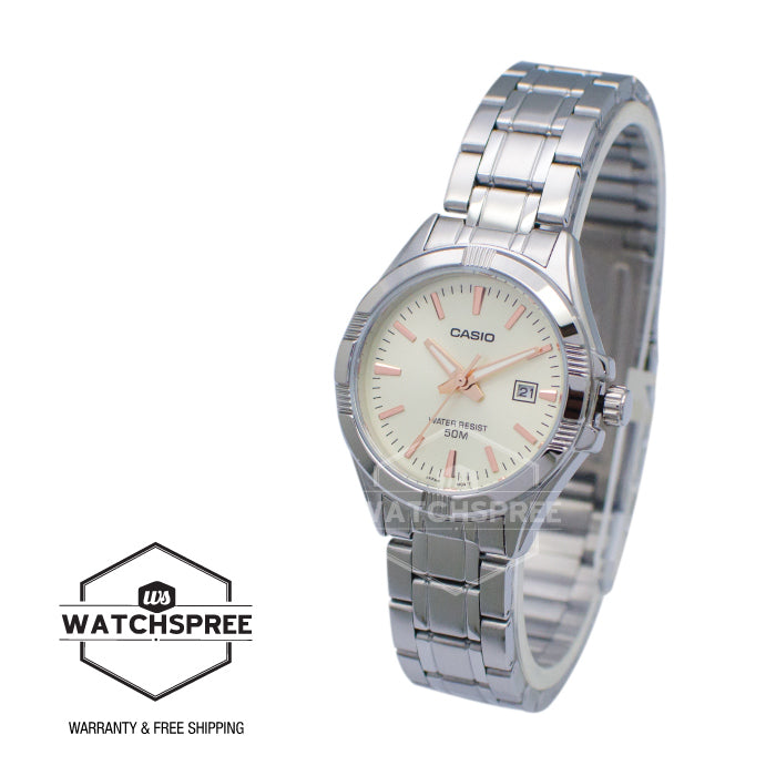 Casio Ladies' Standard Analog Silver Stainless Steel Band Watch LTP1308D-9A LTP-1308D-9A