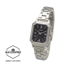 Load image into Gallery viewer, Casio Ladies&#39; Analog Stainless Steel Band Watch LTPE168D-1B LTP-E168D-1B
