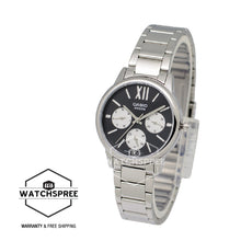 Load image into Gallery viewer, Casio Standard Analog Ladies&#39; Stainless Steel Band Watch LTPE312D-1B
