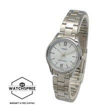 Load image into Gallery viewer, Casio Ladies&#39; Analog Silver Stainless Steel Band Watch LTPV005D-2B3 LTP-V005D-2B3
