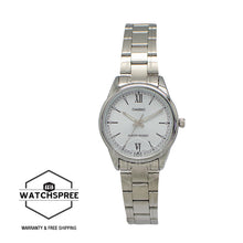 Load image into Gallery viewer, Casio Ladies&#39; Analog Silver Stainless Steel Band Watch LTPV005D-2B3 LTP-V005D-2B3
