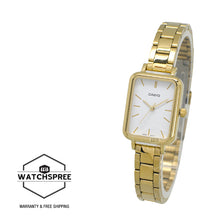 Load image into Gallery viewer, Casio Ladies&#39; Analog Rectangular Dial Watch LTPV009G-7E LTP-V009G-7E
