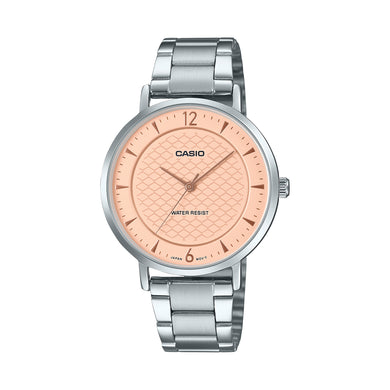 Casio Ladies' Analog Stainless Steel Band Watch LTPVT04D-4A LTP-VT04D-4A