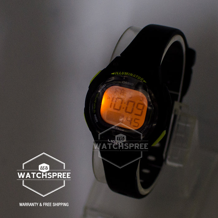 Casio Standard Digital Black Resin Strap Watch LW203-1B