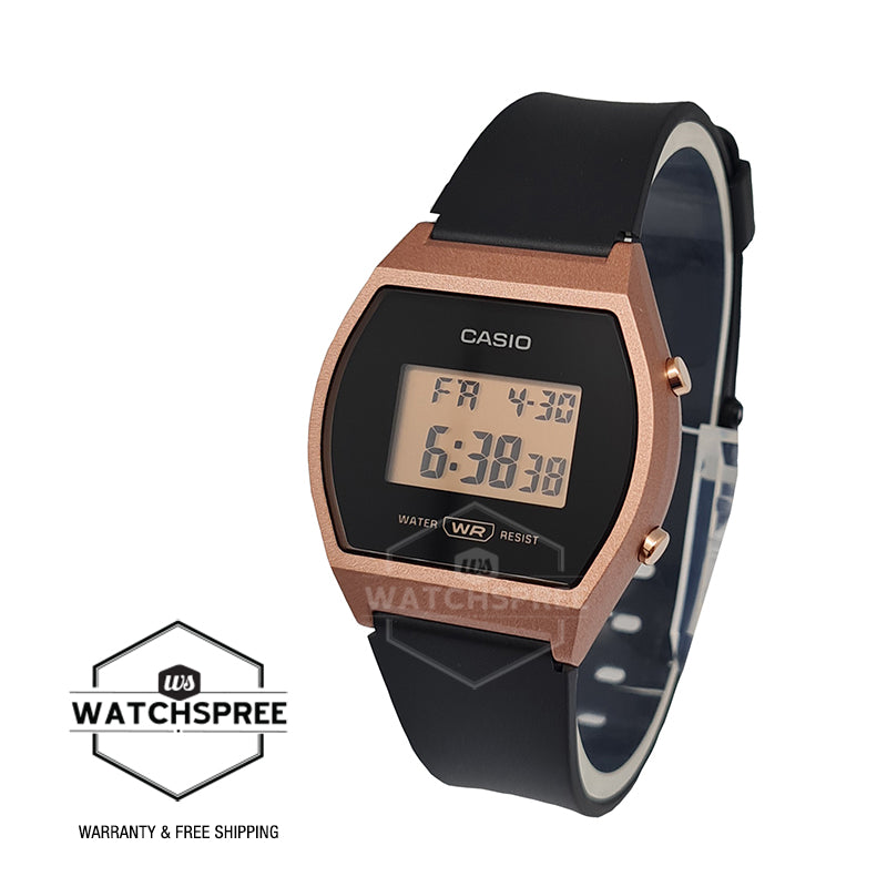Casio Ladies' Digital Black Resin Band Watch LW204-1A LW-204-1A
