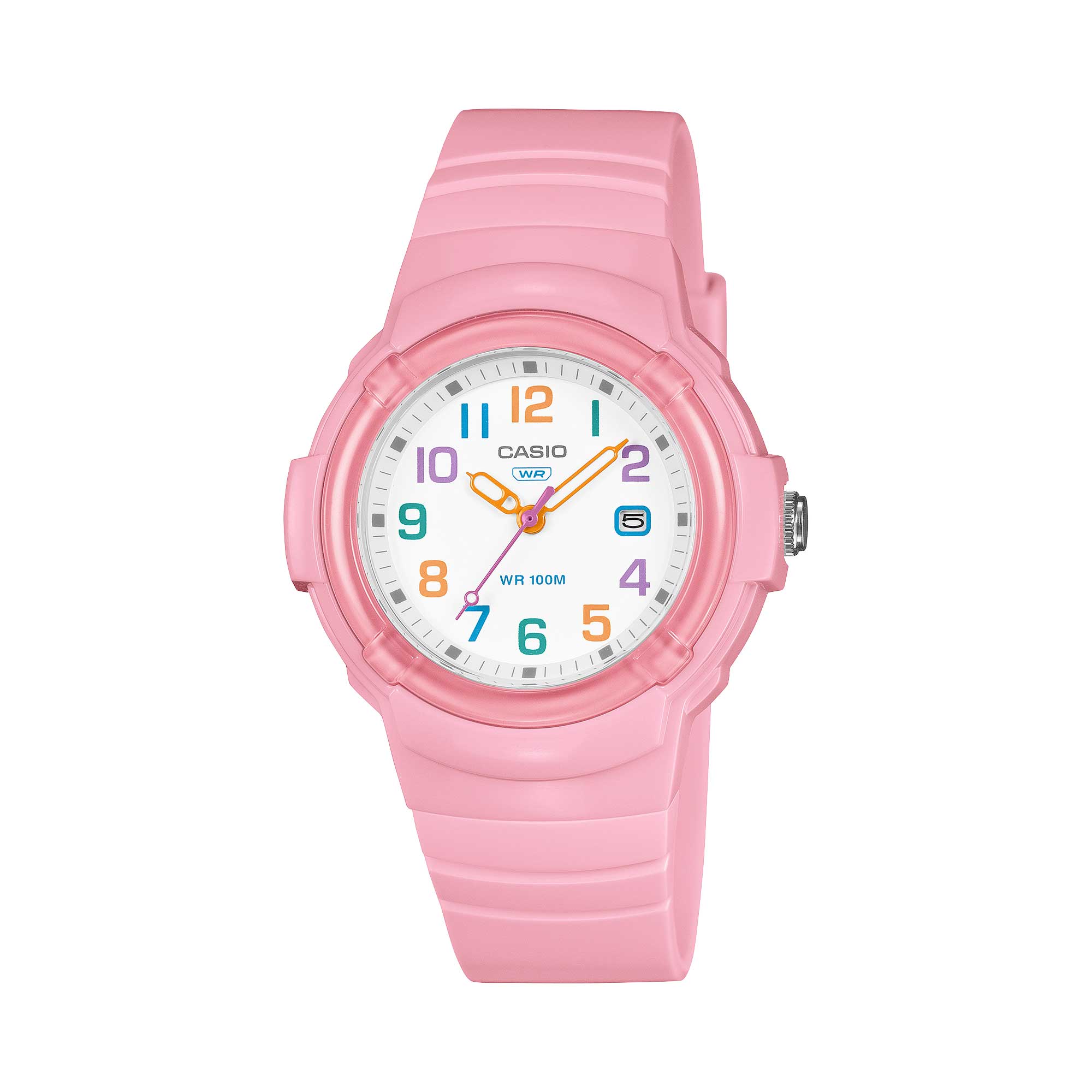 Casio Analog Bio-Based Pink Resin Band Watch LX800H-4A LX-800H-4A