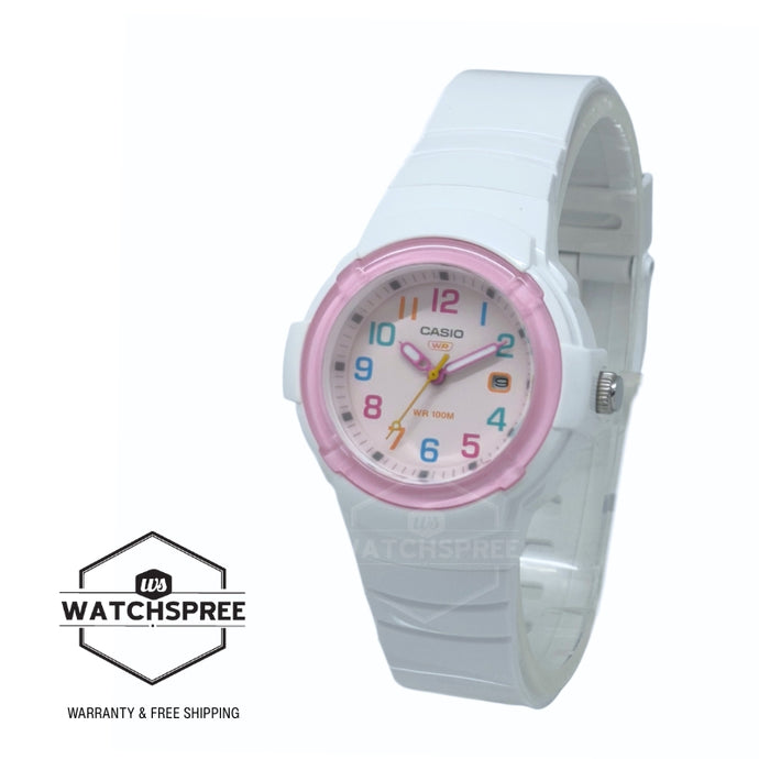 Casio Analog Bio-Based White Resin Band Watch LX800H-7A1 LX-800H-7A1