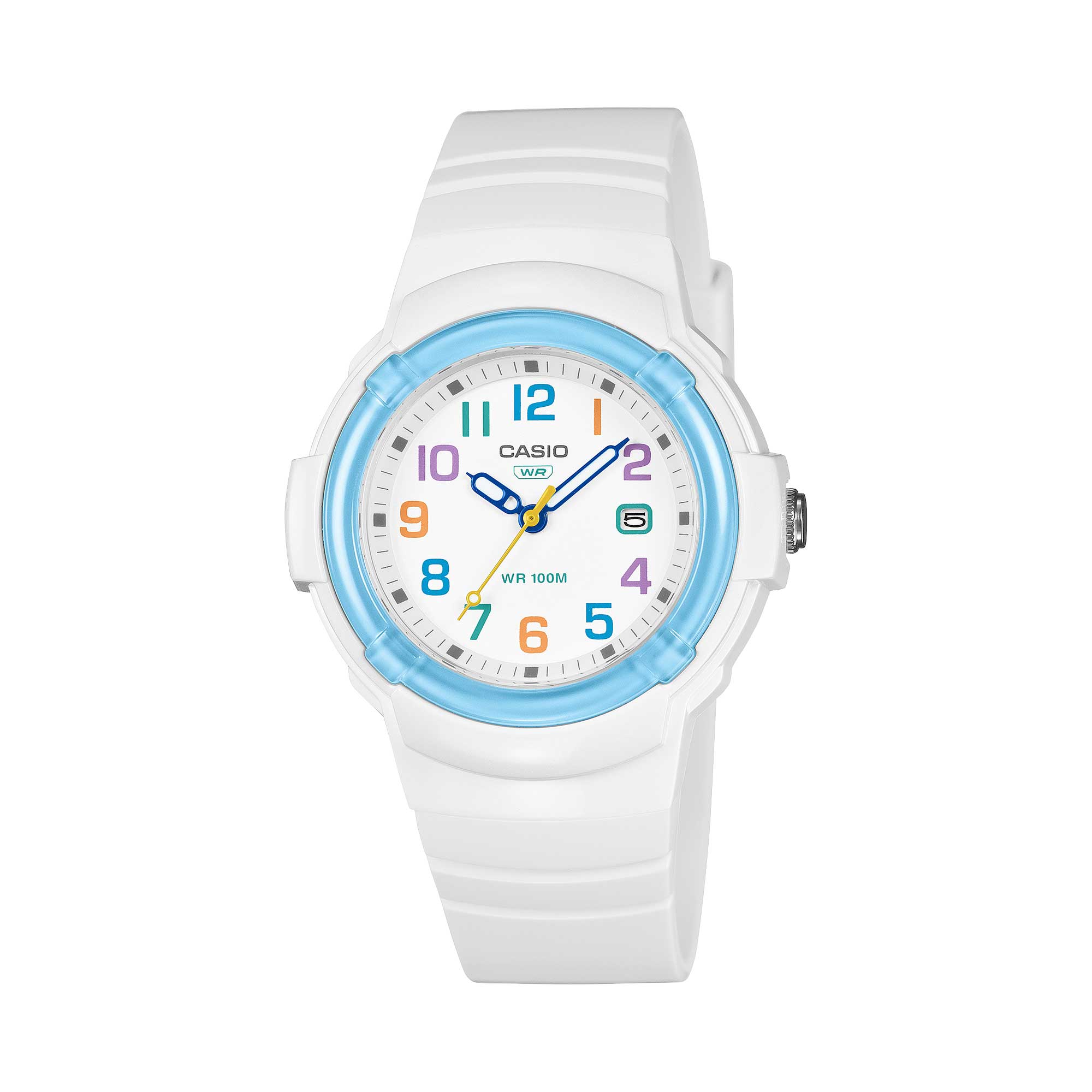 Casio Analog Bio-Based White Resin Band Watch LX800H-7A2 LX-800H-7A2