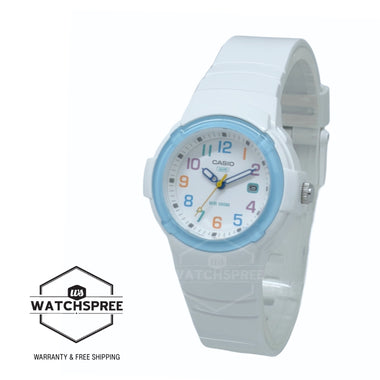 Casio Analog Bio-Based White Resin Band Watch LX800H-7A2 LX-800H-7A2