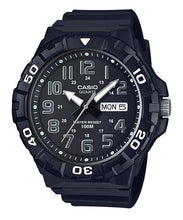 Load image into Gallery viewer, Casio Men&#39;s Standard Analog Black Resin Band Watch MRW210H-1A
