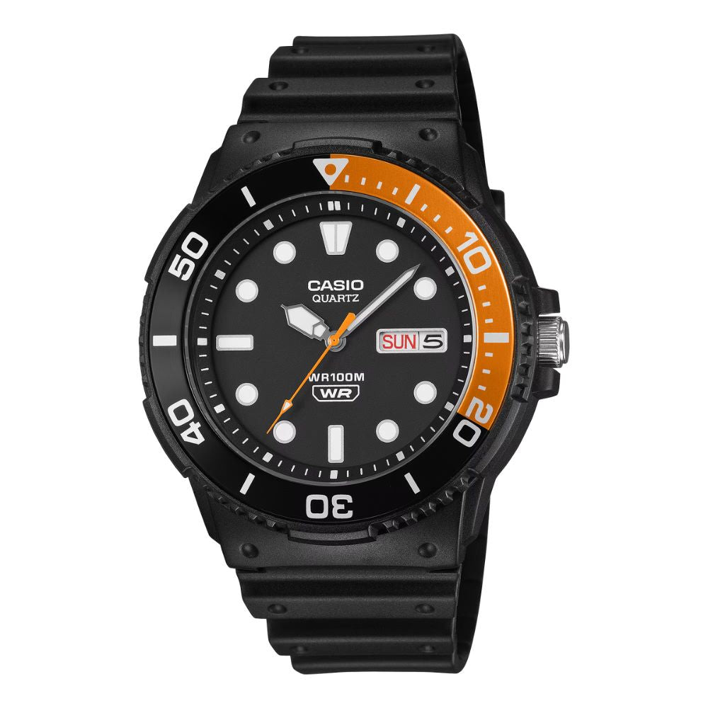 Casio Analog Black Resin Band Watch MRW230H-1E4 MRW-230H-1E4