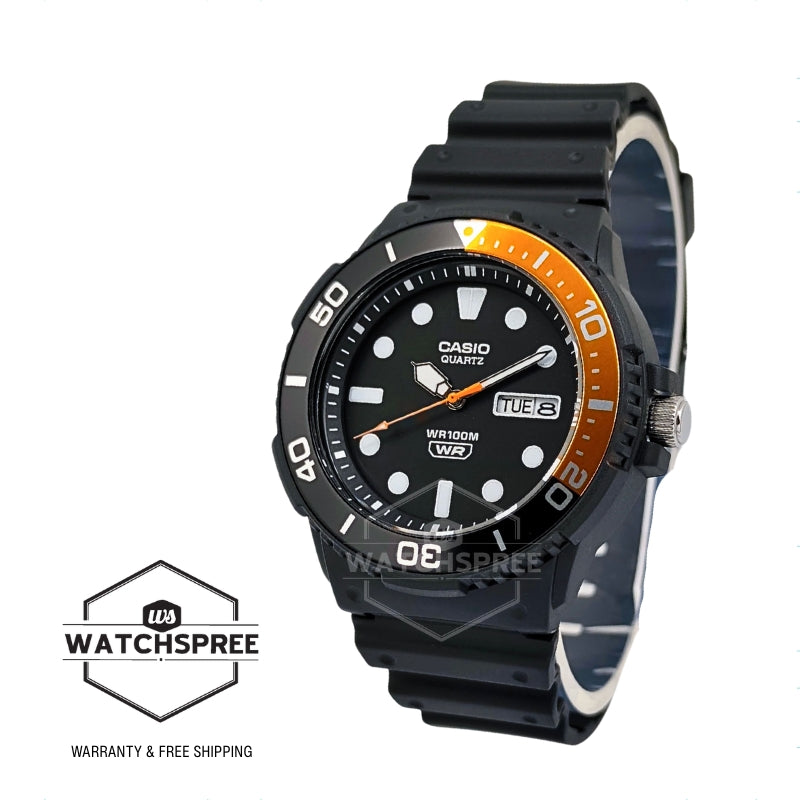 Casio Analog Black Resin Band Watch MRW230H-1E4 MRW-230H-1E4