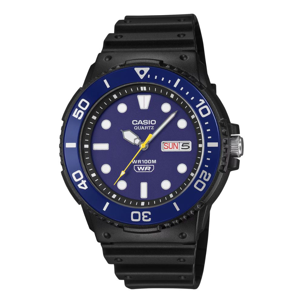 Casio Analog Black Resin Band Watch MRW230H-2E MRW-230H-2E
