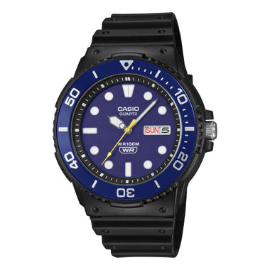 Casio Analog Black Resin Band Watch MRW230H-2E MRW-230H-2E