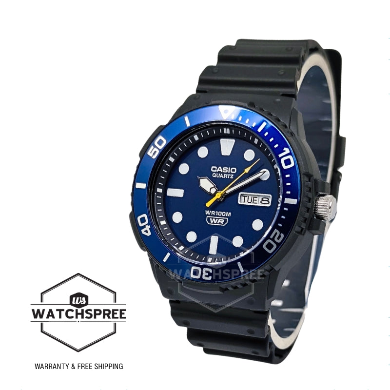 Casio Analog Black Resin Band Watch MRW230H-2E MRW-230H-2E