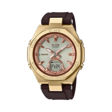 Casio Baby-G G-MS Lineup BluetoothÇ?Çî’??? Solar Dark Brown Resin Band Watch MSGB100MV-5A MSG-B100MV-5A