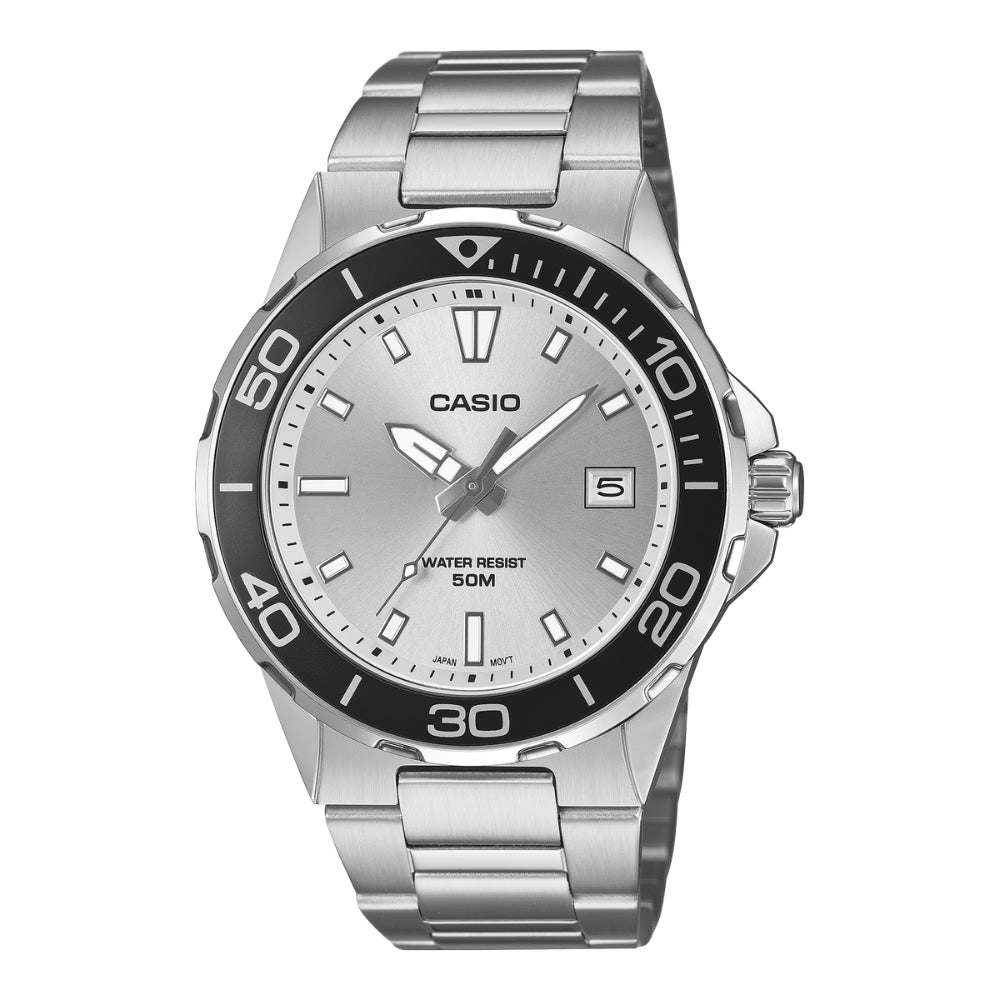 Casio Men's Analog Marine Sports Stainless Steel Band Watch MTD145D-7A MTD-145D-7A