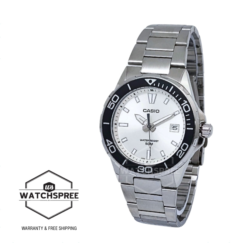 Casio Men's Analog Marine Sports Stainless Steel Band Watch MTD145D-7A MTD-145D-7A
