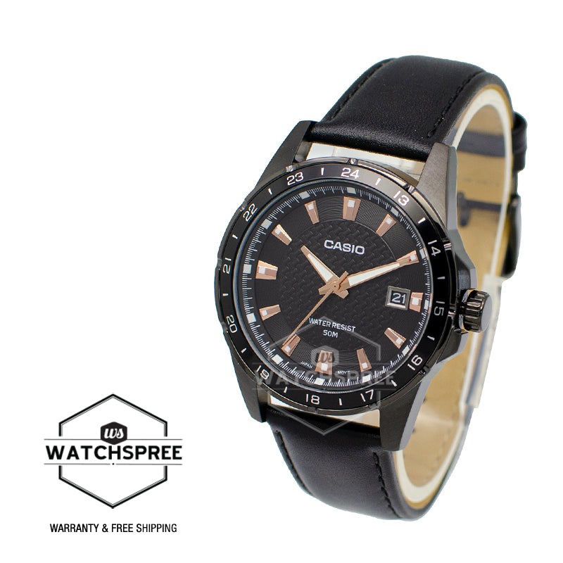 Casio Men's Standard Analog Watch MTP1290BL-1A2 MTP-1290BL-1A2