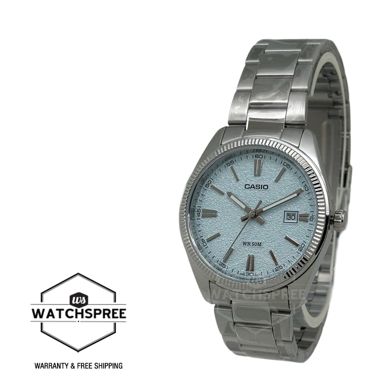 Casio Men's Analog Stainless Steel Band Watch MTP1302DA-2A2 MTP-1302DA-2A2