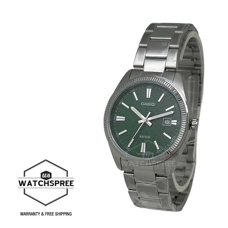 Casio Men's Analog Stainless Steel Band Watch MTP1302DA-3A MTP-1302DA-3A