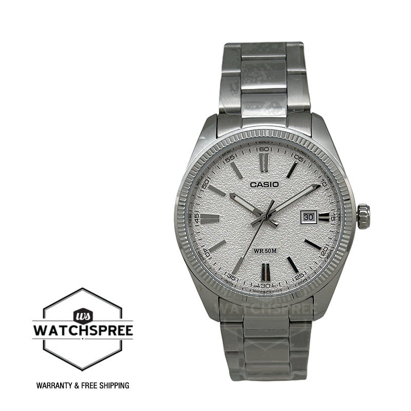 Casio Men's Analog Stainless Steel Band Watch MTP1302DA-7A MTP-1302DA-7A