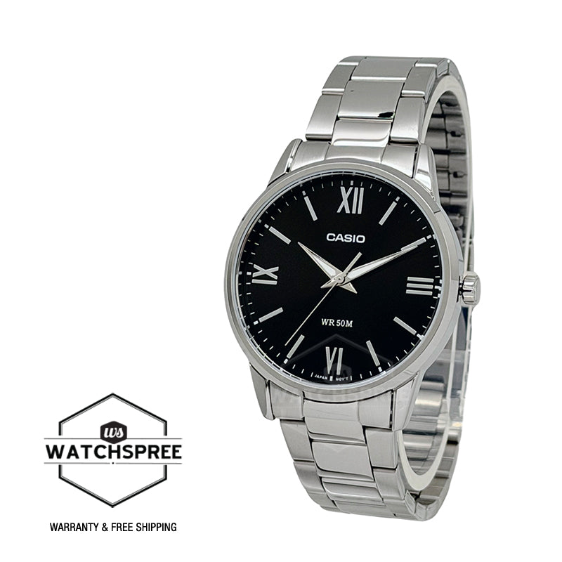 Casio Men's Analog Stainless Steel Band Watch MTP1303DD-1A MTP-1303DD-1A