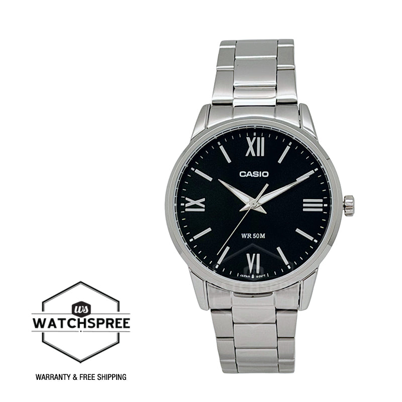 Casio Men's Analog Stainless Steel Band Watch MTP1303DD-1A MTP-1303DD-1A