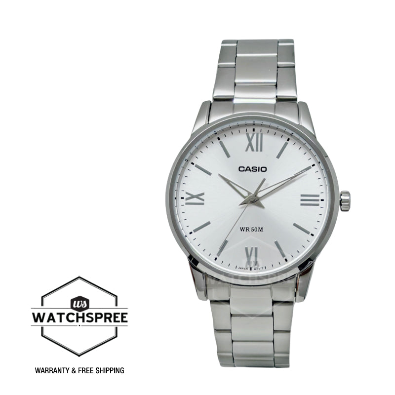 Casio Men's Analog Stainless Steel Band Watch MTP1303DD-7A MTP-1303DD-7A