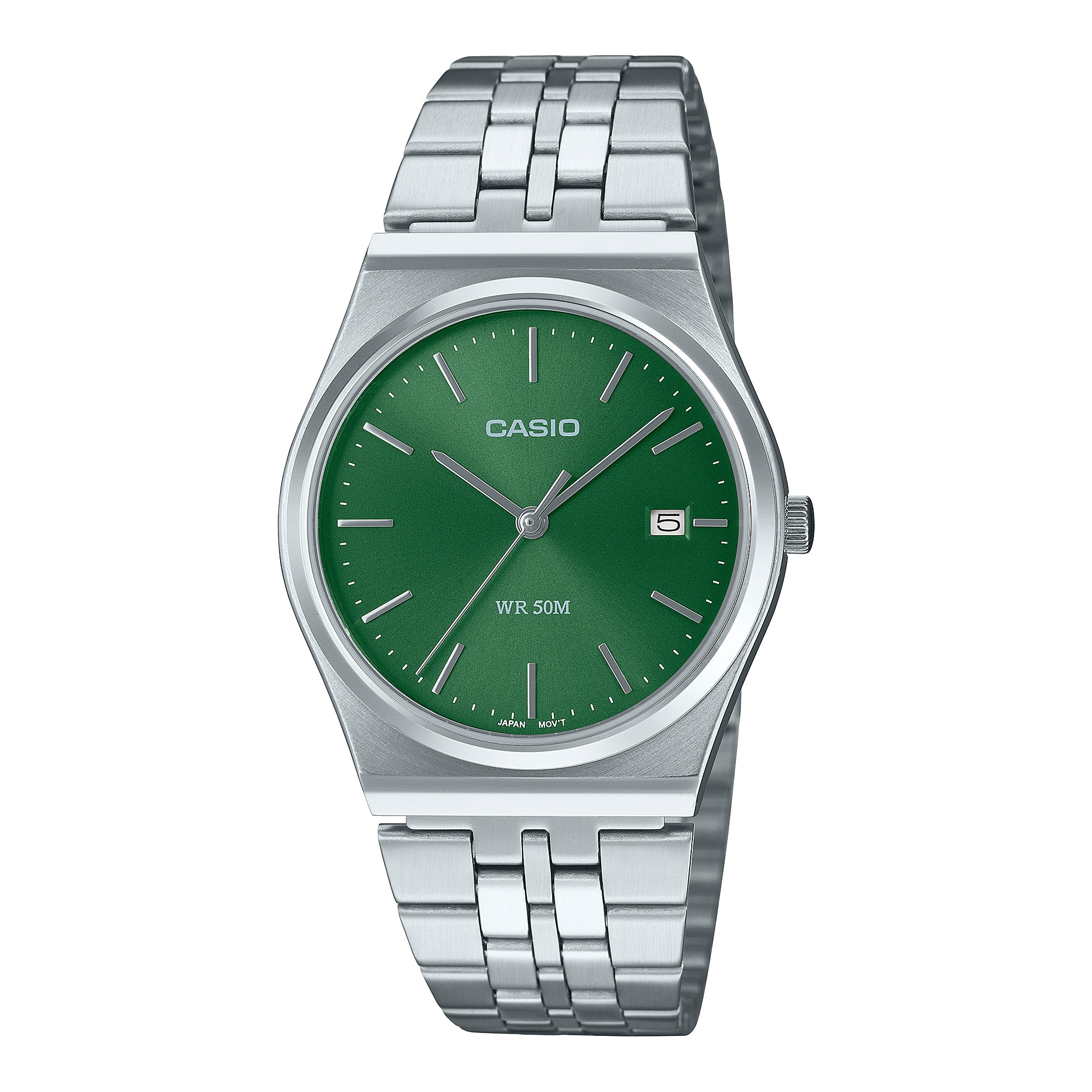 Casio Men's Analog Retro Look Minimalist Dial Watch MTPB145D-3A MTP-B145D-3A