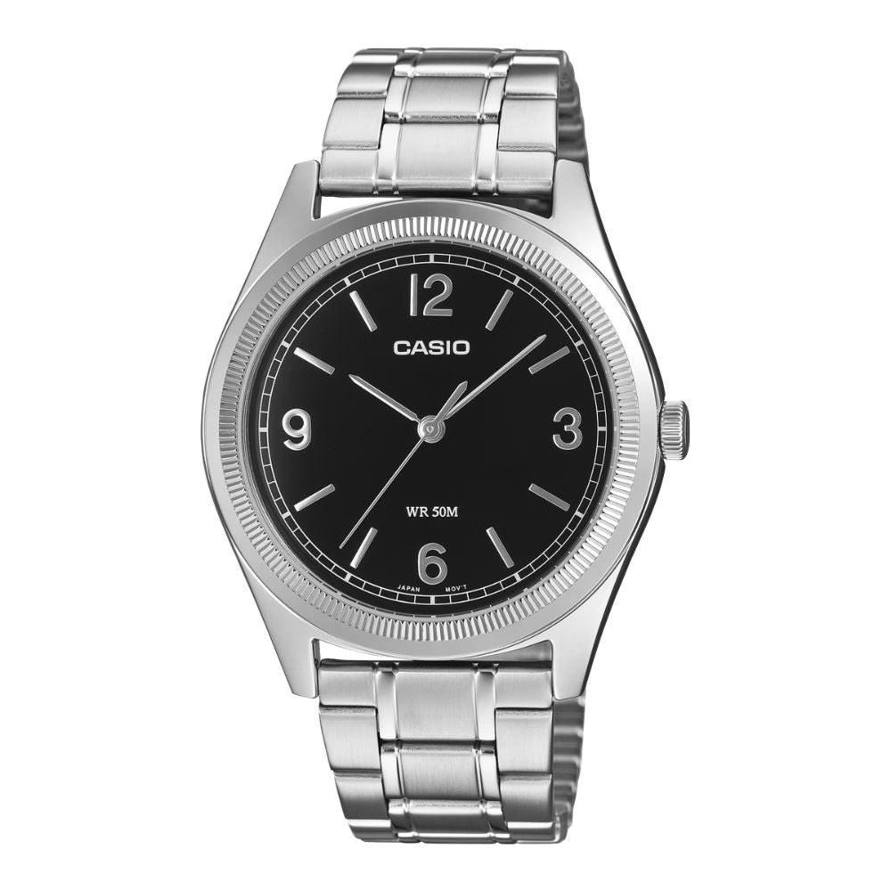 Casio Men's Analog Stainless Steel Band Watch MTPB210D-1A MTP-B210D-1A
