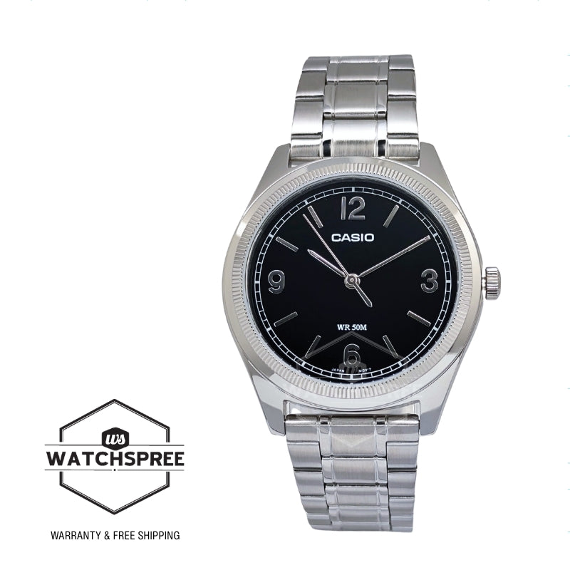 Casio Men's Analog Stainless Steel Band Watch MTPB210D-1A MTP-B210D-1A