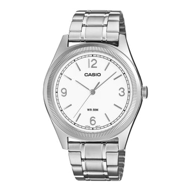 Casio Men's Analog Stainless Steel Band Watch MTPB210D-7A MTP-B210D-7A