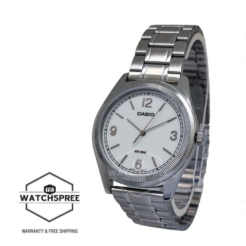 Casio Men's Analog Stainless Steel Band Watch MTPB210D-7A MTP-B210D-7A