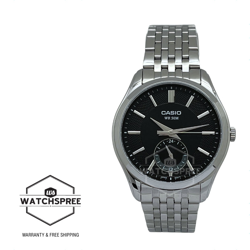 Casio Men's Analog Stainless Steel Band Watch MTPB315D-1A MTP-B315D-1A