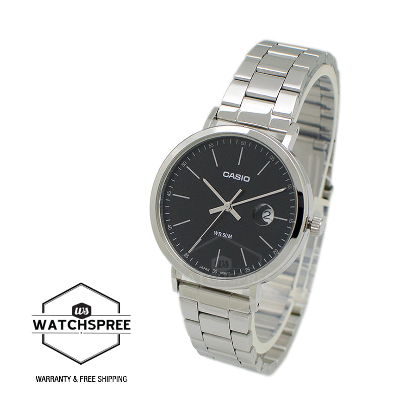 Casio Men's Analog Stainless Steel Band Watch MTPE175D-1E MTP-E175D-1E