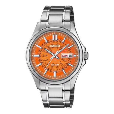 Casio Men's Analog Stainless Steel Band Watch MTPE740-4A MTP-E740-4A