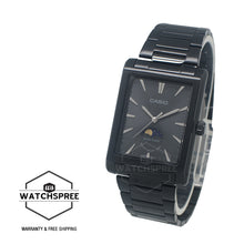 Load image into Gallery viewer, Casio Men&#39;s Analog Black Ion Plated Watch MTPM105B-1A MTP-M105B-1A

