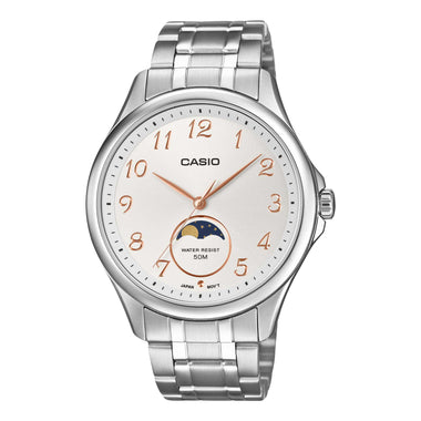 Casio Men's Analog Stainless Steel Band Watch MTPM110D-7A MTP-M110D-7A